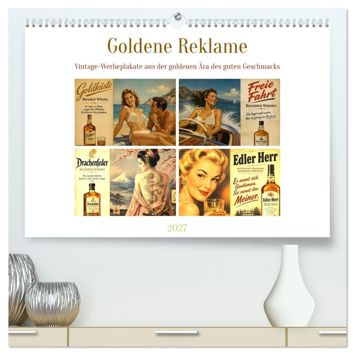 Goldene Reklame (CALVENDO Premium Wandkalender 2027)