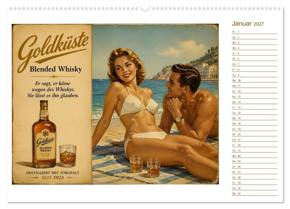 Goldene Reklame (CALVENDO Premium Wandkalender 2027)