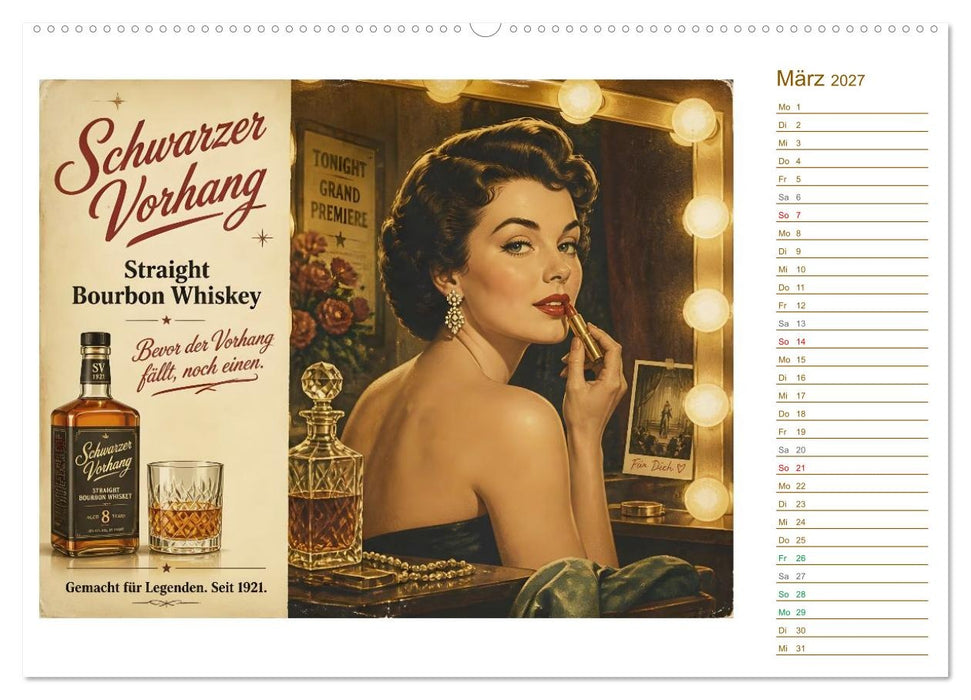 Goldene Reklame (CALVENDO Premium Wandkalender 2027)