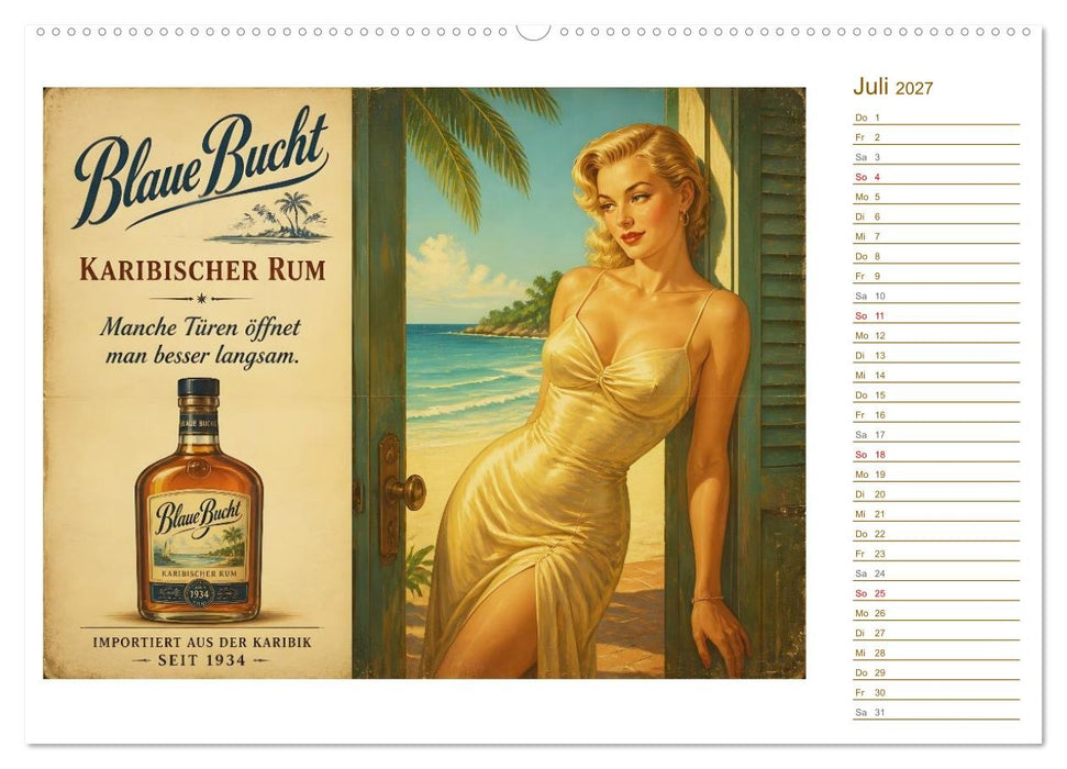 Goldene Reklame (CALVENDO Premium Wandkalender 2027)