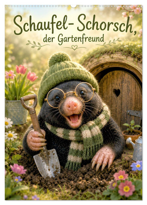 Schaufel-Schorsch der Gartenfreund (CALVENDO Wandkalender 2027)