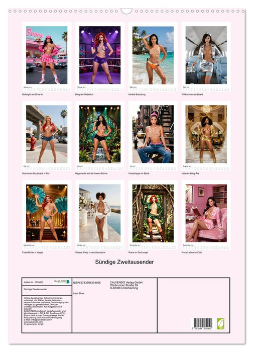 Sündige Zweitausender (CALVENDO Wandkalender 2027)