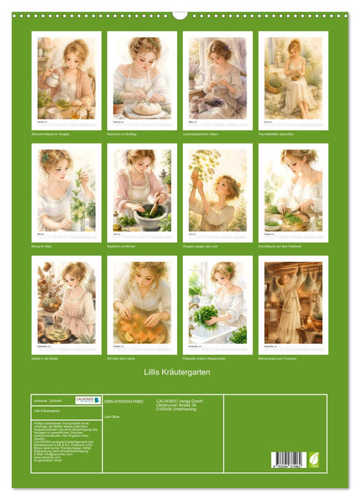 Lillis Kräutergarten (CALVENDO Wandkalender 2027)