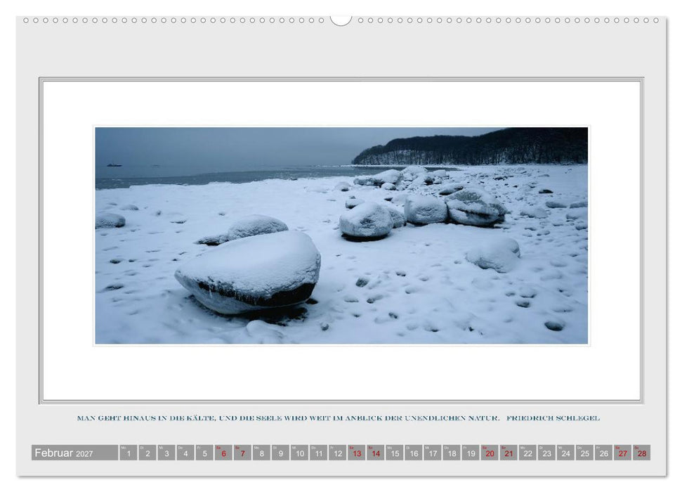 Insel der Sehnsucht, Rügen im Spiegel der Romantik (CALVENDO Wandkalender 2027)