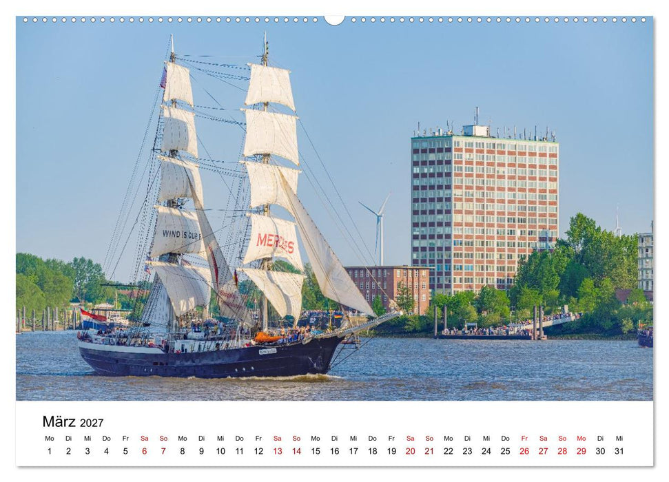 Traditionssegler, Segelschiffe, Traditionssegelschiffe (CALVENDO Wandkalender 2027)