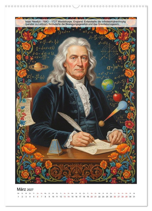 Visionäre der Mathematik (CALVENDO Wandkalender 2027)