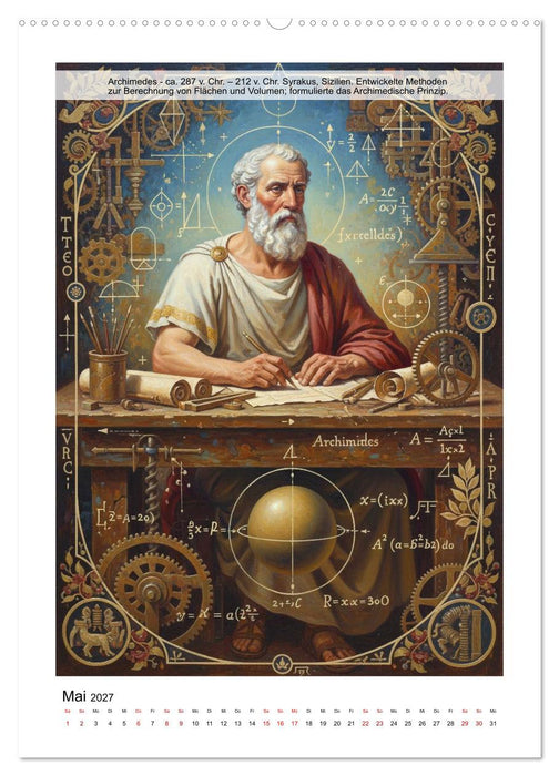 Visionäre der Mathematik (CALVENDO Wandkalender 2027)