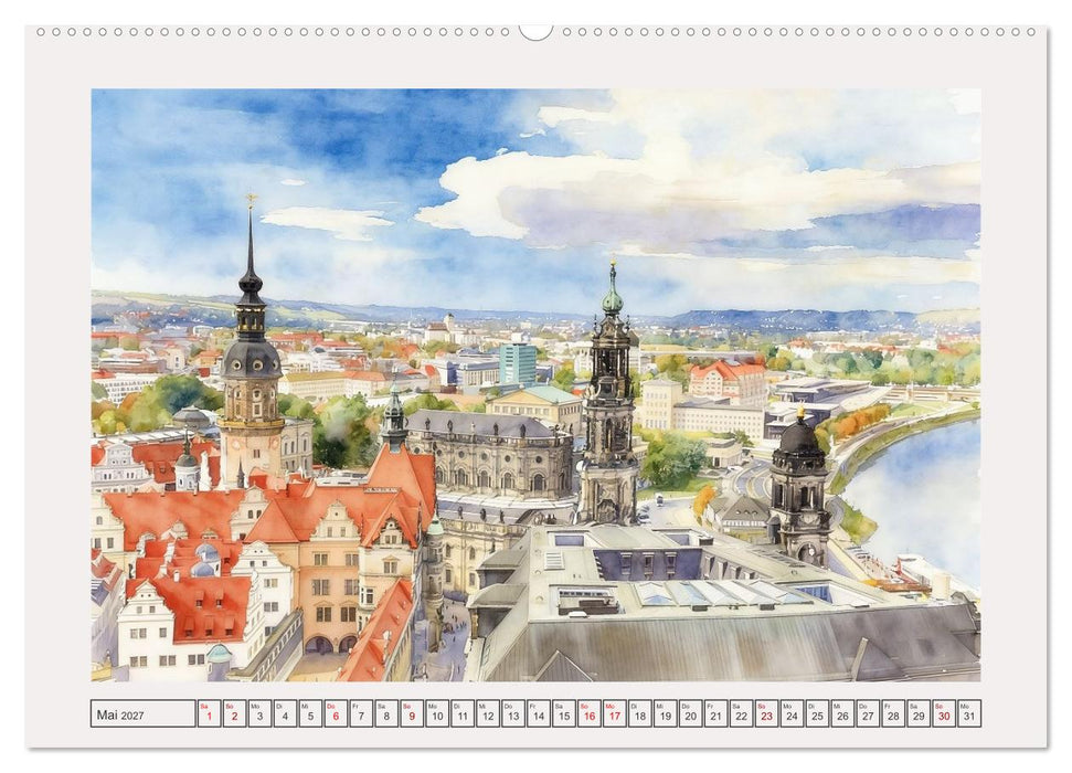 Die schönsten Städte in Sachsen (CALVENDO Wandkalender 2027)