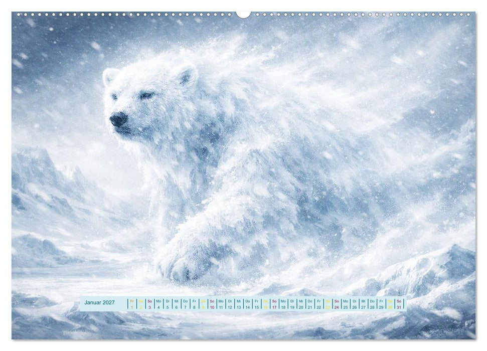 UNsichtbare Tiere - Eine poetische Sammlung aus Licht, Nebel und Fantasie (CALVENDO Wandkalender 2027)