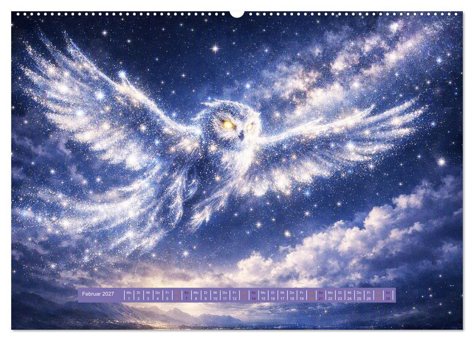 UNsichtbare Tiere - Eine poetische Sammlung aus Licht, Nebel und Fantasie (CALVENDO Wandkalender 2027)
