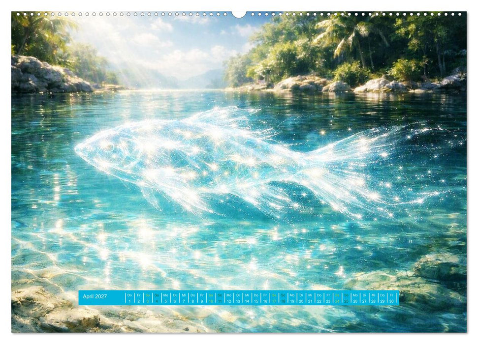 UNsichtbare Tiere - Eine poetische Sammlung aus Licht, Nebel und Fantasie (CALVENDO Wandkalender 2027)