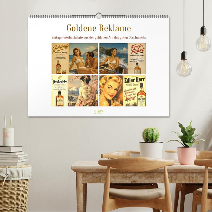 Goldene Reklame (CALVENDO Wandkalender 2027)