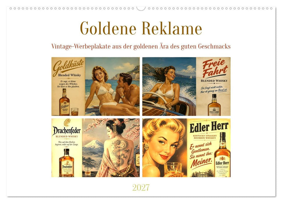 Goldene Reklame (CALVENDO Wandkalender 2027)