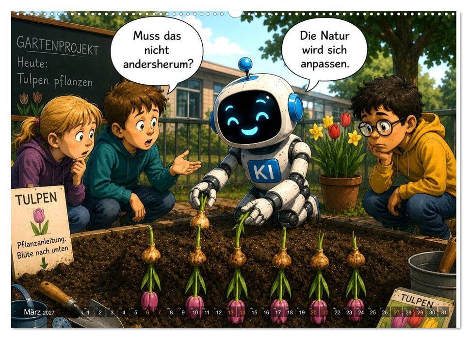 Lügenbeutel und Schummellottchen - 12 Monate voller Ausreden, Tricks und kreativer Wahrheiten (CALVENDO Premium Wandkalender 2027)