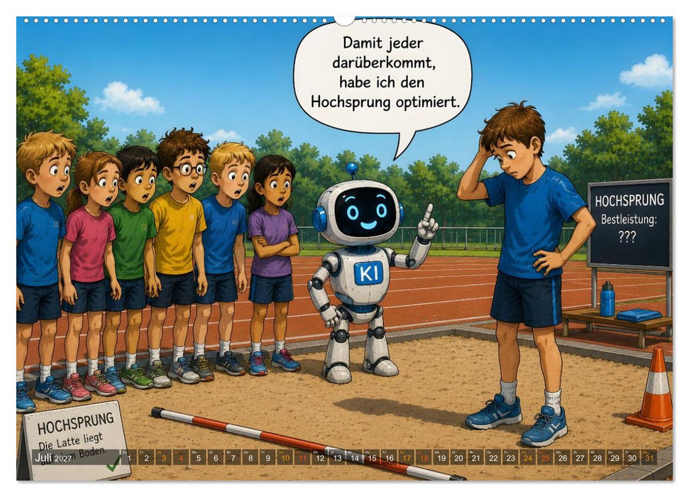 Lügenbeutel und Schummellottchen - 12 Monate voller Ausreden, Tricks und kreativer Wahrheiten (CALVENDO Premium Wandkalender 2027)