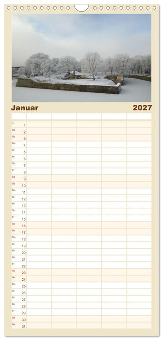 Saarlouis, die heimliche Hauptstadt des Saarlandes (CALVENDO Familienplaner 2027)