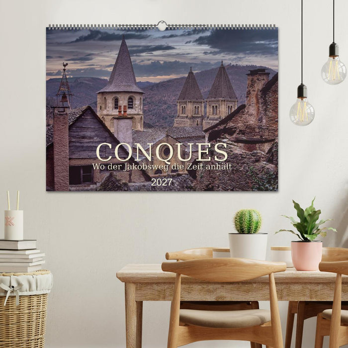 CONQUES - Wo der Jakobsweg die Zeit anhält (CALVENDO Wandkalender 2027)