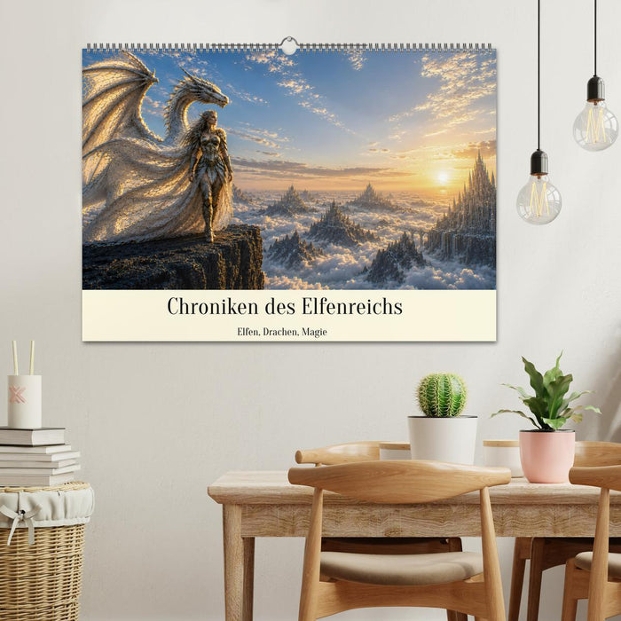 Chroniken des Elfenreichs - Elfen, Drachen, Magie (CALVENDO Wandkalender 2027)