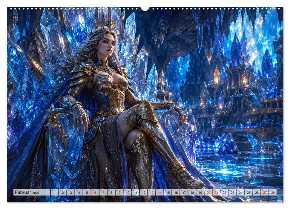 Chroniken des Elfenreichs - Elfen, Drachen, Magie (CALVENDO Wandkalender 2027)