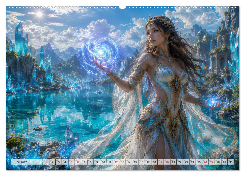 Chroniken des Elfenreichs - Elfen, Drachen, Magie (CALVENDO Wandkalender 2027)