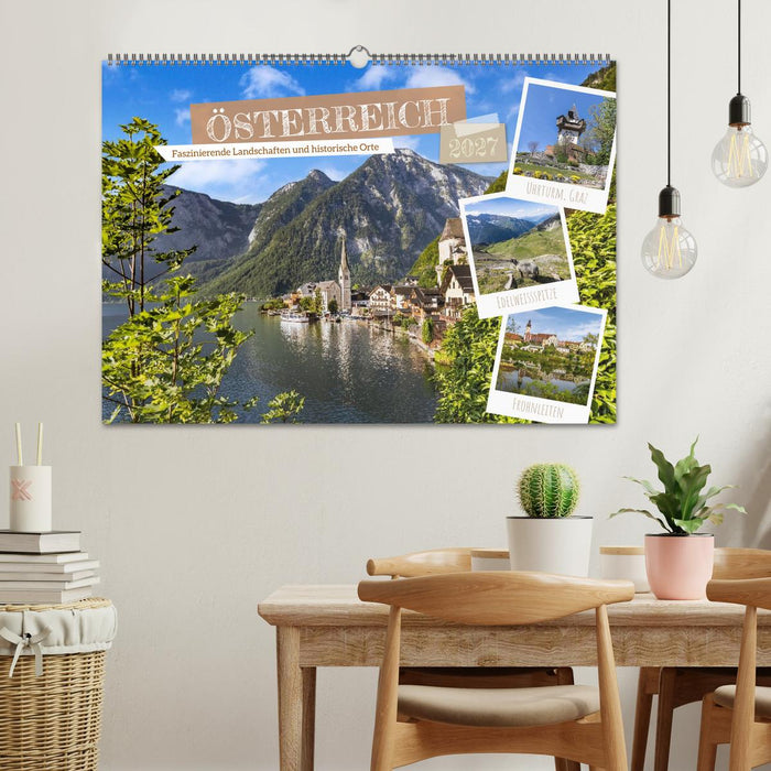 Österreich - Faszinierende Landschaften und historische Orte (CALVENDO Wandkalender 2027)