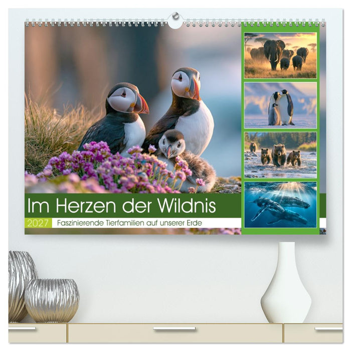 Im Herzen der Wildnis (CALVENDO Premium Wandkalender 2027)