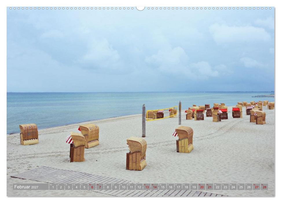 Strandkörbe - Lieblinge an Nord- und Ostsee (CALVENDO Premium Wandkalender 2027)