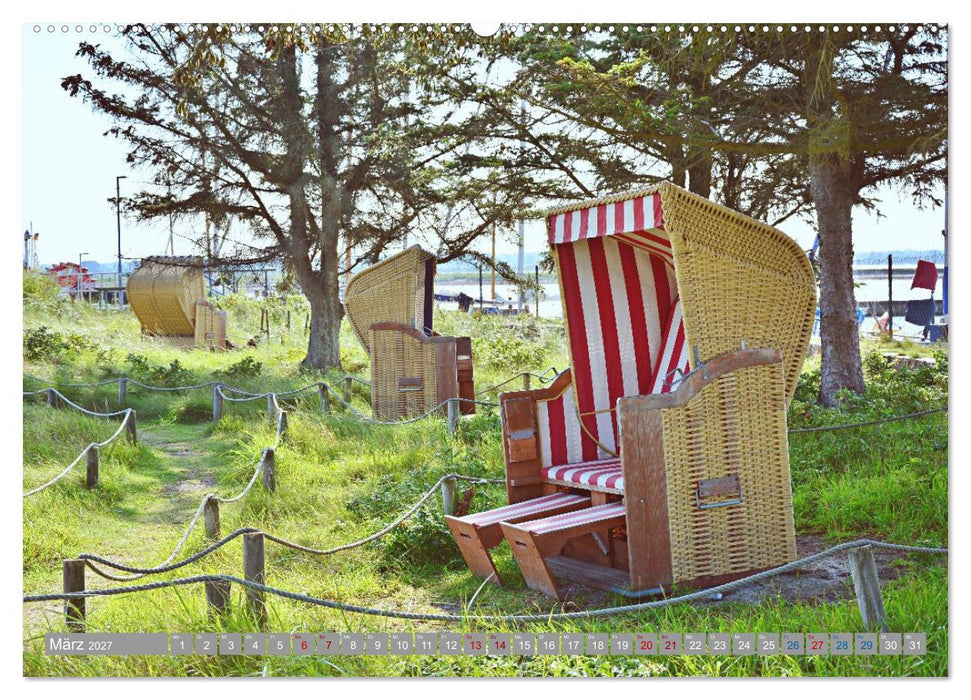 Strandkörbe - Lieblinge an Nord- und Ostsee (CALVENDO Premium Wandkalender 2027)