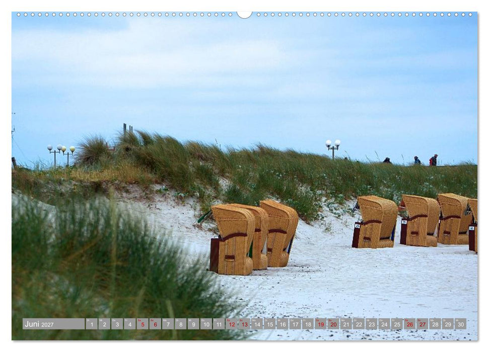 Strandkörbe - Lieblinge an Nord- und Ostsee (CALVENDO Premium Wandkalender 2027)