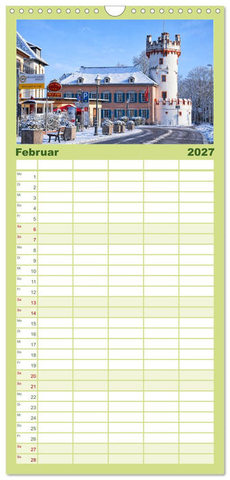 Rüdesheim im Licht der Jahreszeiten (CALVENDO Familienplaner 2027)