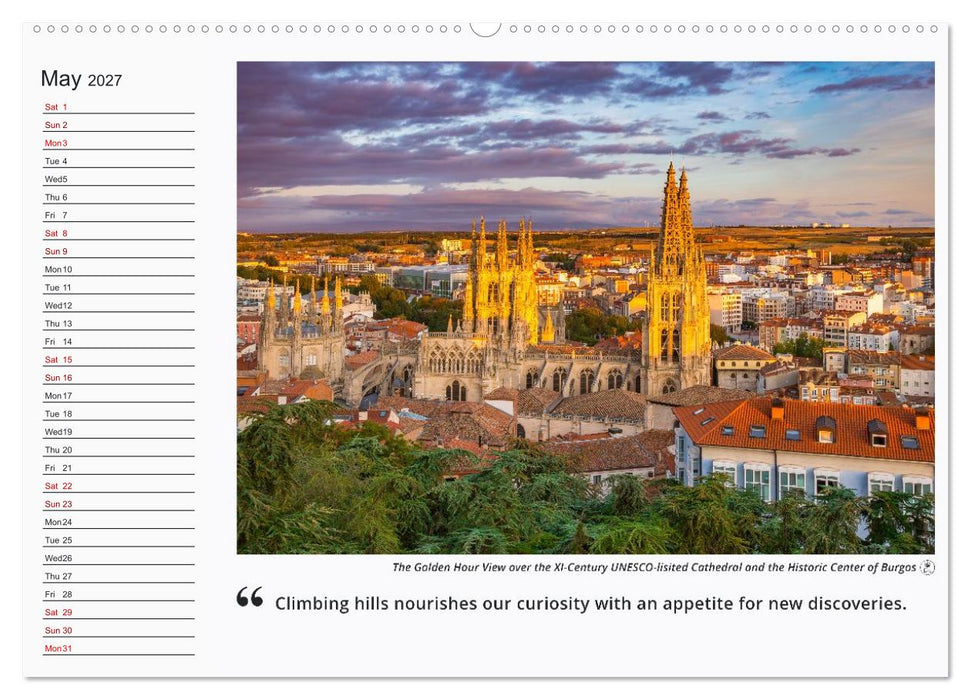 Camino de Santiago - a Photographic Journey of Reflections (CALVENDO Monthly Calendar 2027)