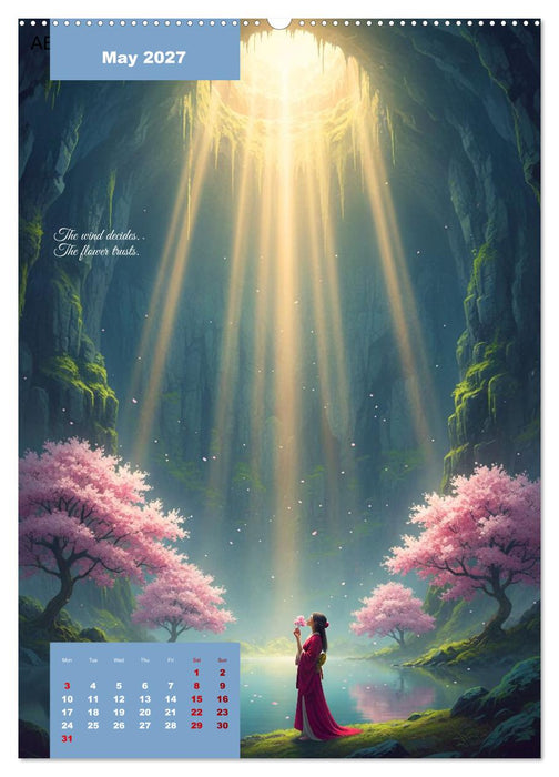 Walk on. The way will unfold. (CALVENDO Monthly Calendar 2027)