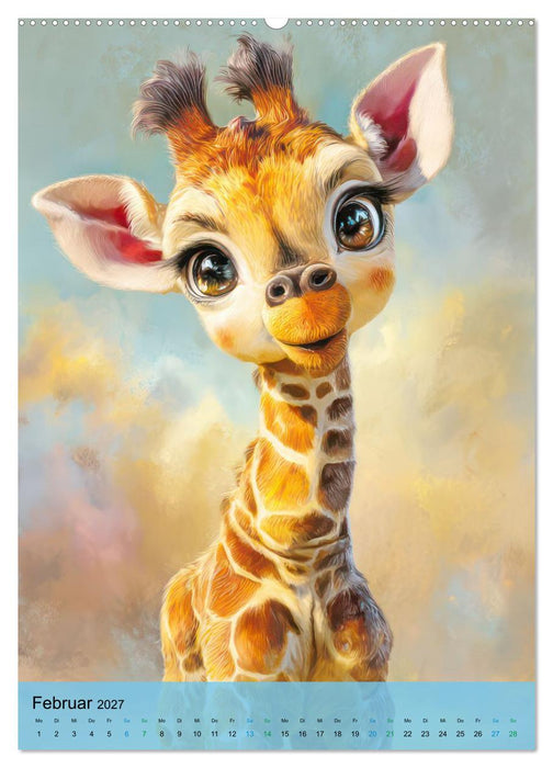Entzückende Tierbabys - Kinderkalender (CALVENDO Premium Wandkalender 2027)