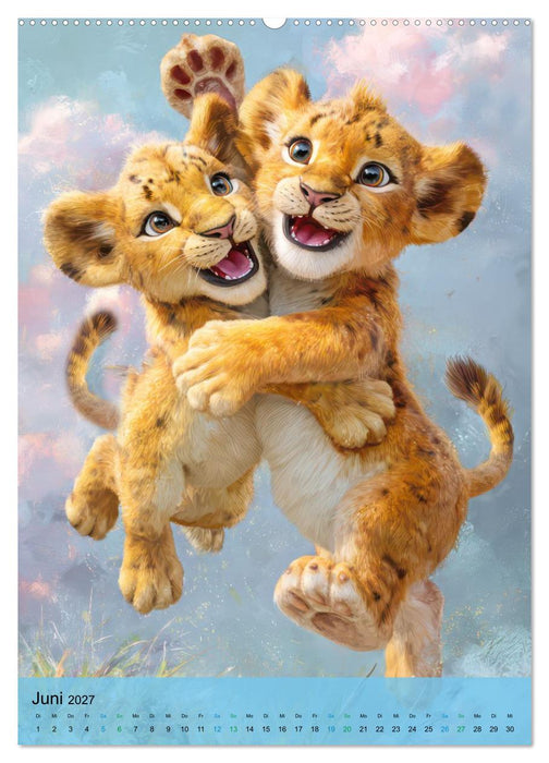 Entzückende Tierbabys - Kinderkalender (CALVENDO Premium Wandkalender 2027)