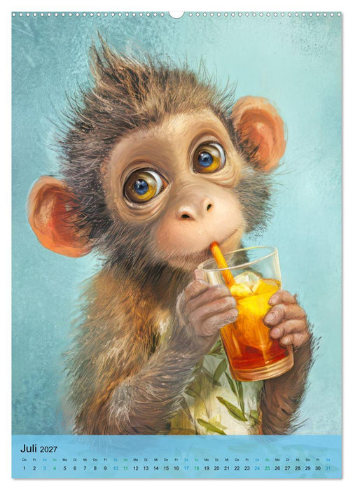 Entzückende Tierbabys - Kinderkalender (CALVENDO Premium Wandkalender 2027)