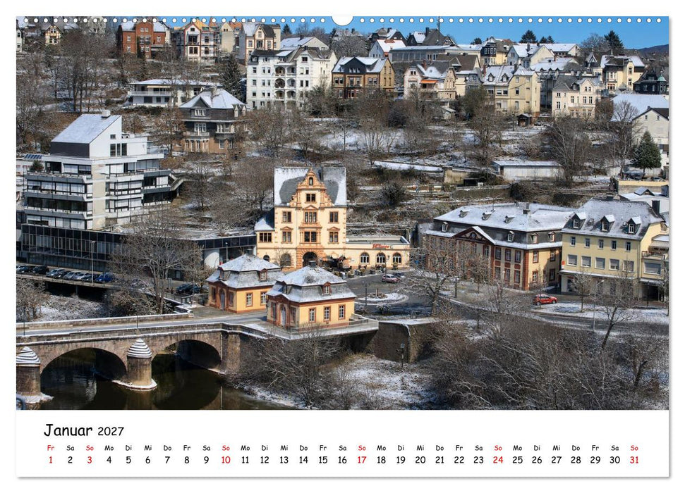 Glanzvolles Weilburg (CALVENDO Wandkalender 2027)