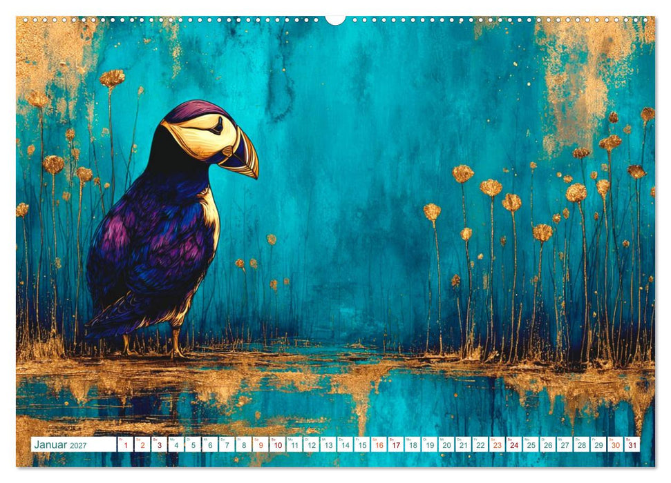 Im Königreich der Federn (CALVENDO Premium Wandkalender 2027)