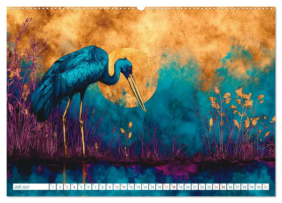 Im Königreich der Federn (CALVENDO Premium Wandkalender 2027)