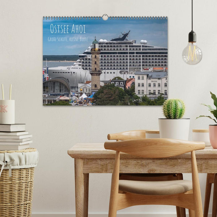 Ostsee Ahoi - Große Schiffe, kleine Boote (CALVENDO Wandkalender 2027)
