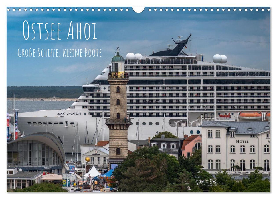 Ostsee Ahoi - Große Schiffe, kleine Boote (CALVENDO Wandkalender 2027)