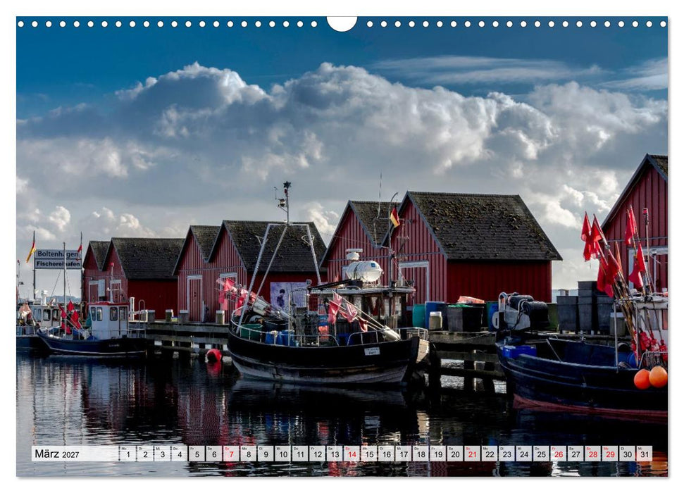 Ostsee Ahoi - Große Schiffe, kleine Boote (CALVENDO Wandkalender 2027)