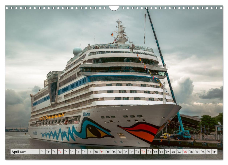 Ostsee Ahoi - Große Schiffe, kleine Boote (CALVENDO Wandkalender 2027)