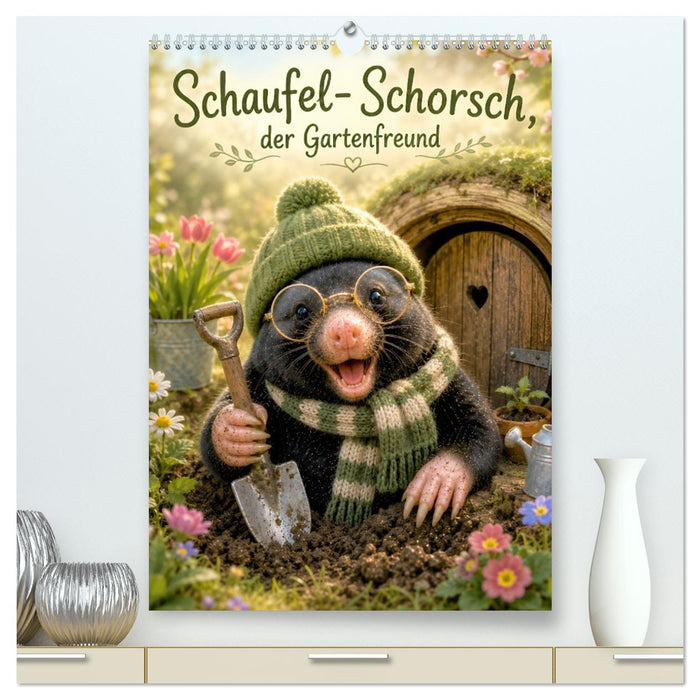 Schaufel-Schorsch der Gartenfreund (CALVENDO Premium Wandkalender 2027)
