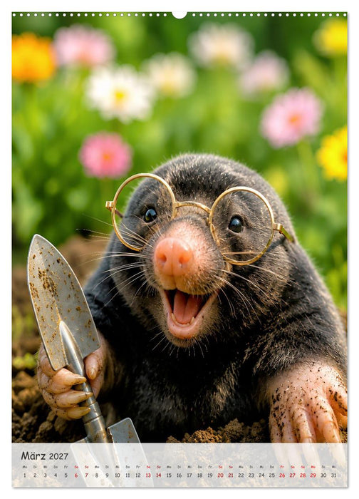 Schaufel-Schorsch der Gartenfreund (CALVENDO Premium Wandkalender 2027)
