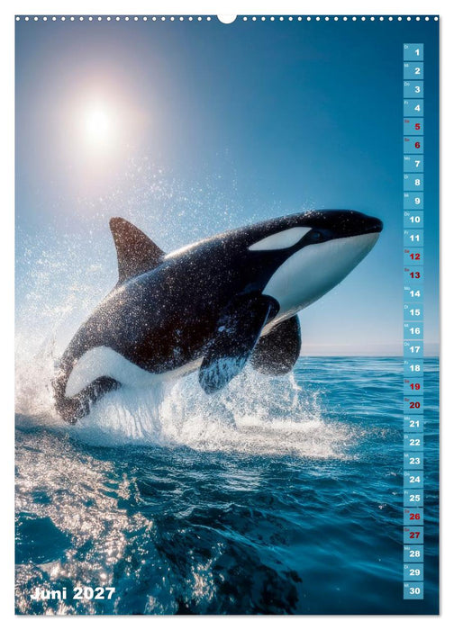 Zauber der Ozeane - Beeindruckende Meerestiere (CALVENDO Premium Wandkalender 2027)
