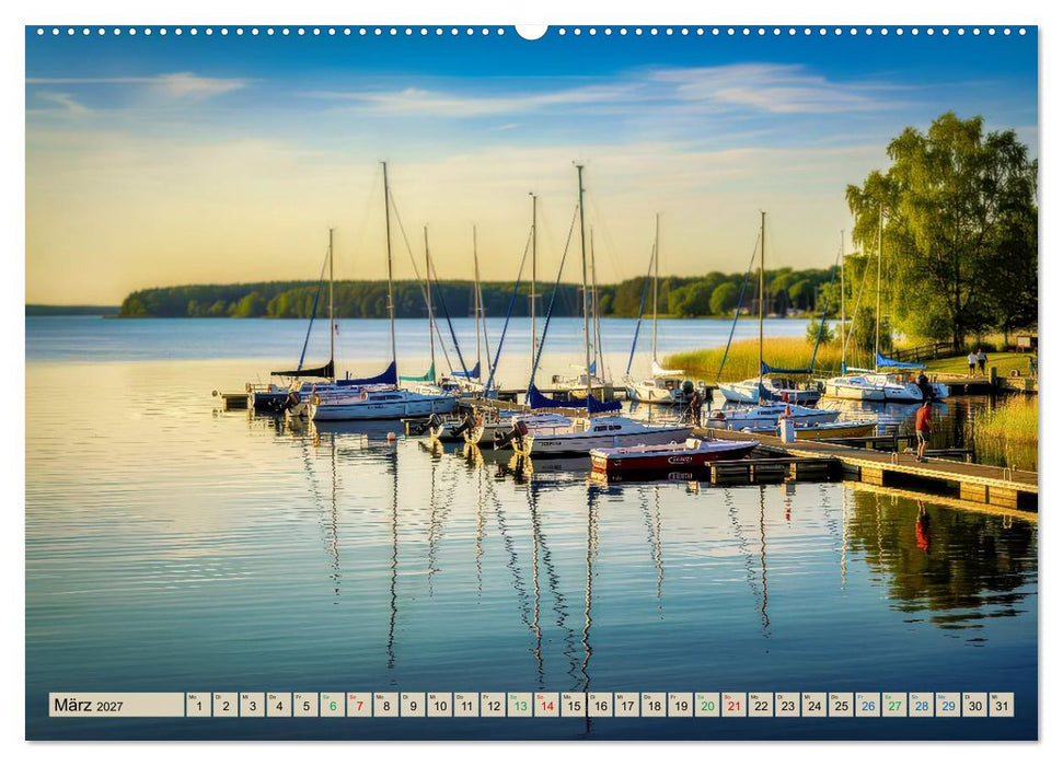 Meckenburger - Seen (CALVENDO Premium Wandkalender 2027)