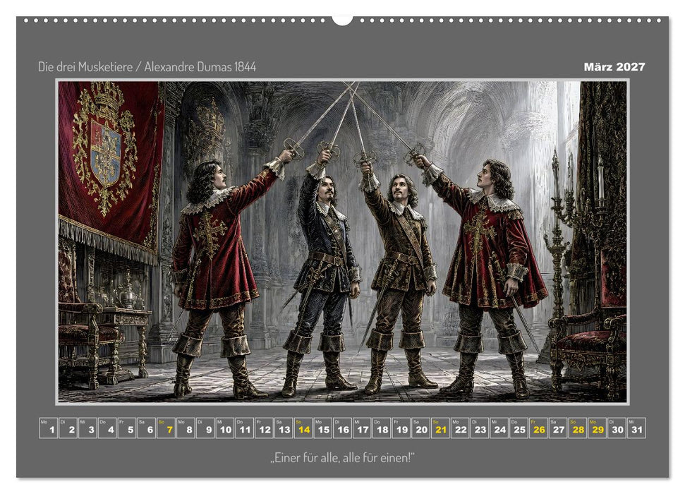 Klassiker des Abenteuers (CALVENDO Premium Wandkalender 2027)