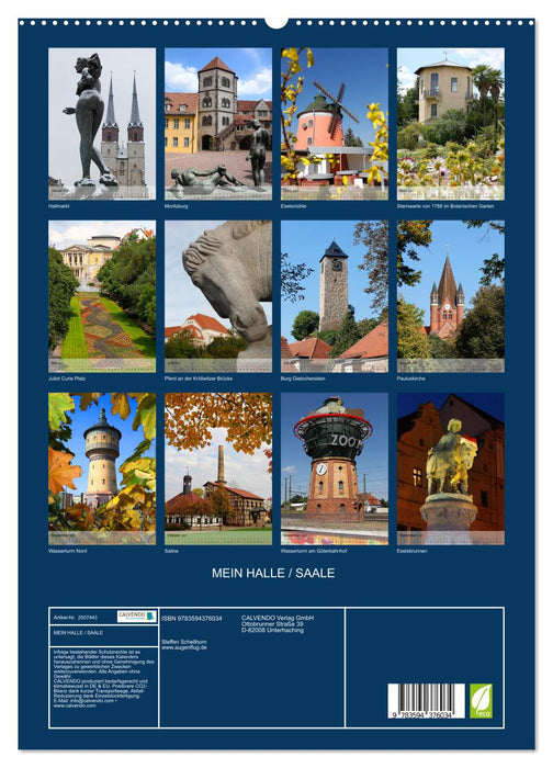 MEIN HALLE / SAALE (CALVENDO Premium Wandkalender 2027)