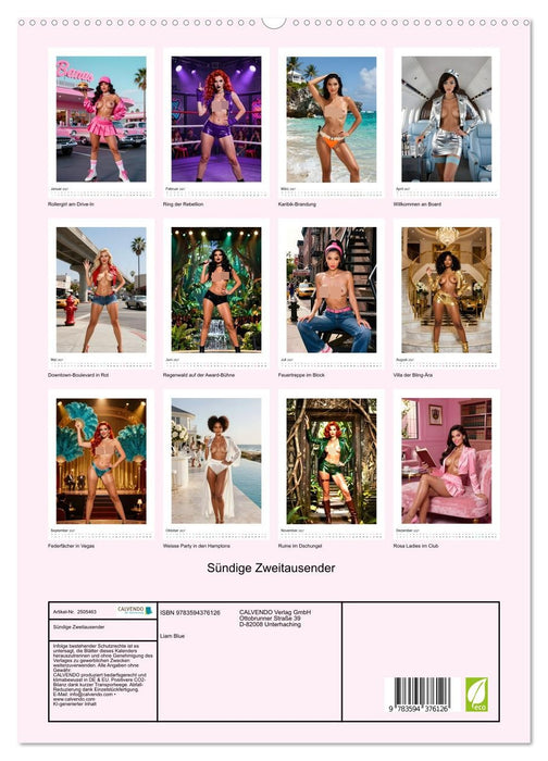 Sündige Zweitausender (CALVENDO Premium Wandkalender 2027)