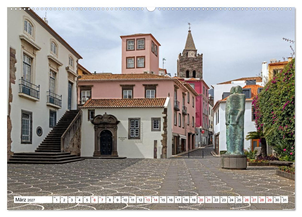 Madeiras charmante Hauptstadt Funchal (CALVENDO Premium Wandkalender 2027)